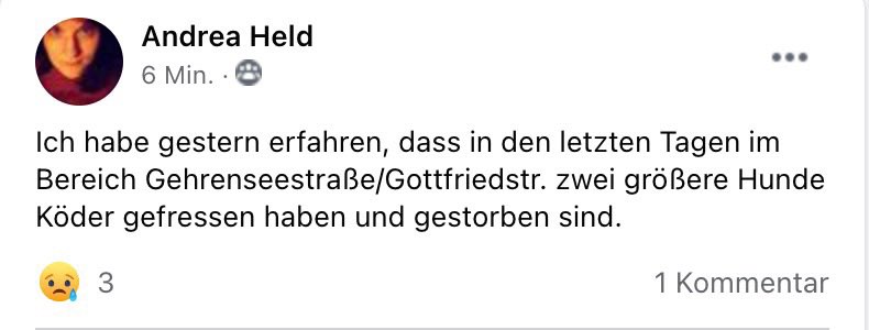 Giftköder-Giftköder - zwei tote Hunde-Profilbild