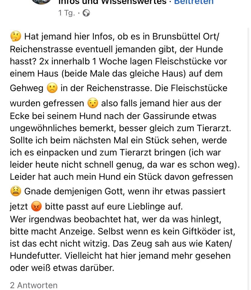 Giftköder-Ausgelegte Fleischstücke-Profilbild