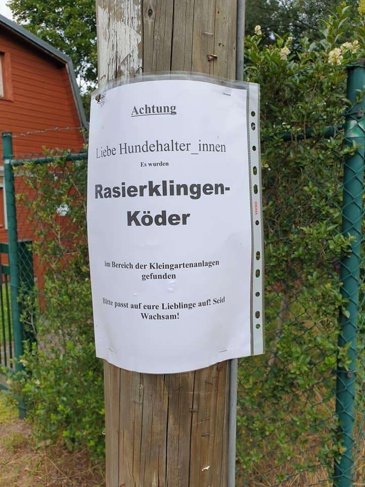 Giftköder-Rasierklingen Köder Johannisth.Chaussee-Profilbild