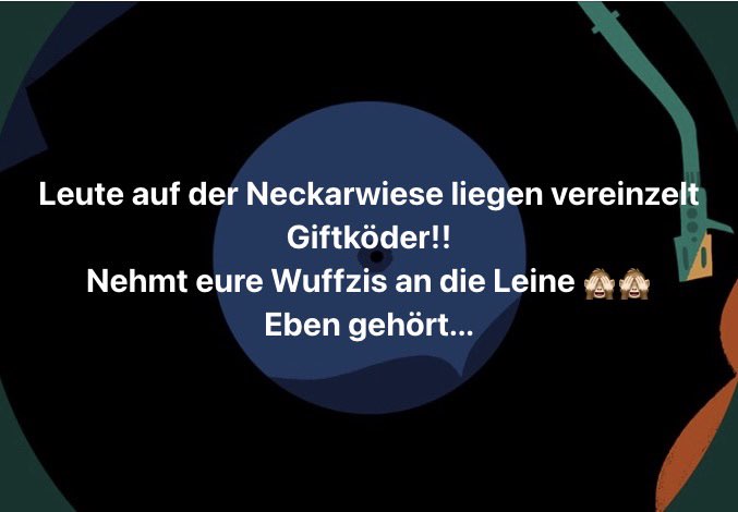 Giftköder-Vereinzelt Giftköder auf der Neckarwiese-Profilbild