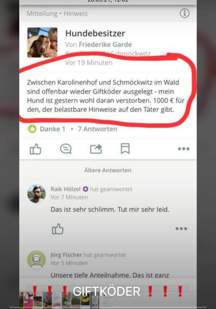 Giftköder-Giftköder - Toter Hund-Profilbild