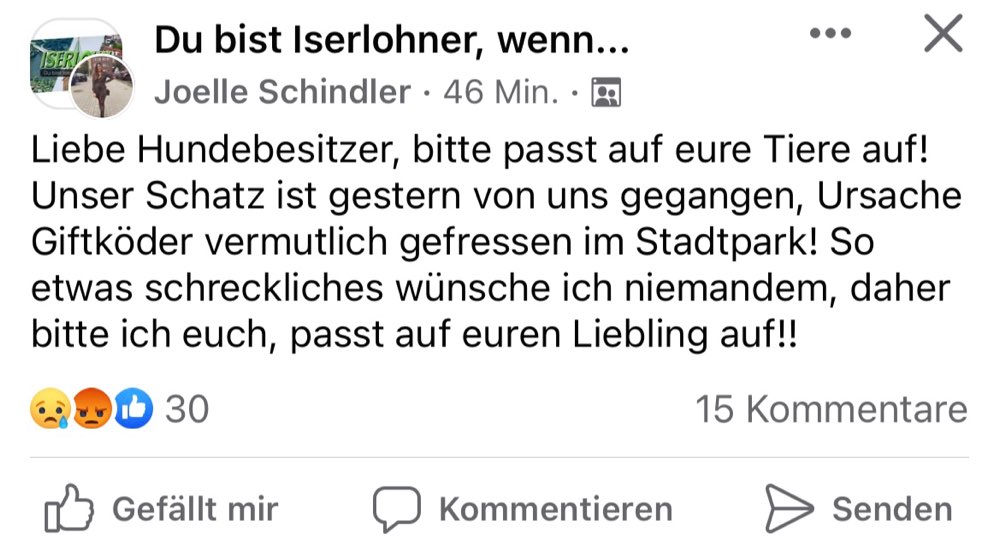 Giftköder-Giftköder / Hund verstorben-Profilbild