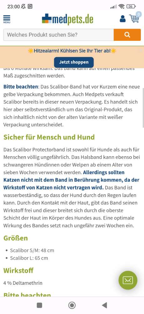Scalibor Zeckenhalsband. Hattet ihr auch schon mal ein Fake Produkt?   Gesundheit  Hundeforum von Dogorama  Dogorama App