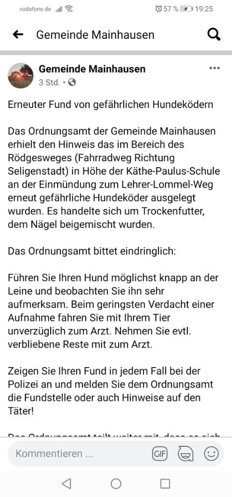 Giftköder-Erneute Köder gefunden-Profilbild