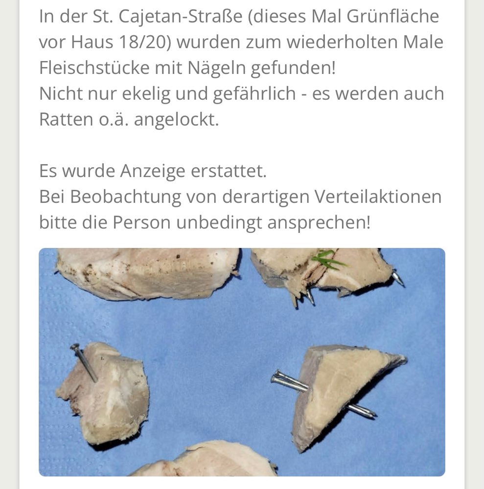 Giftköder-Fleisch mit Nägeln-Profilbild