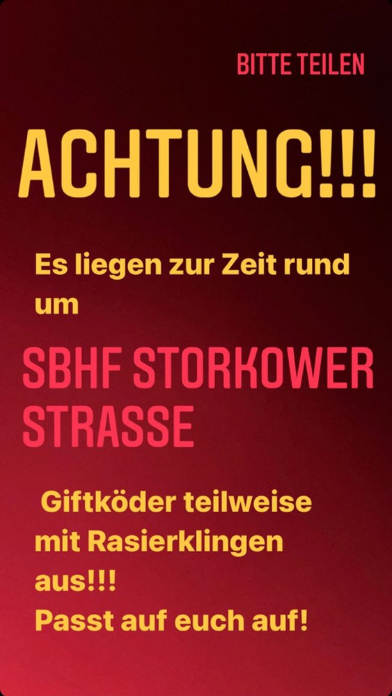 Giftköder-Giftköder mit Rasierklingen-Profilbild