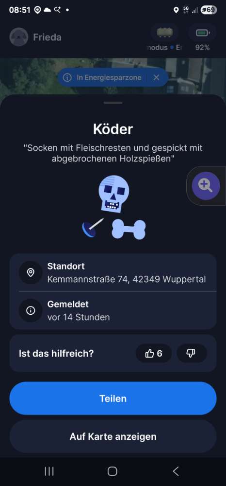 Giftköder-Fleisch in Socken mit Holzspießen-Profilbild