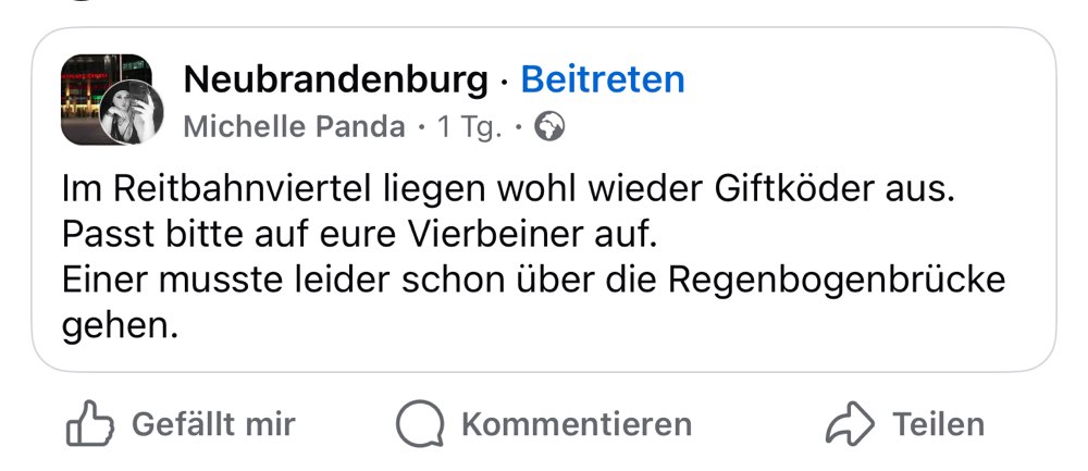 Giftköder-Giftköder Reitbahnweg-Profilbild