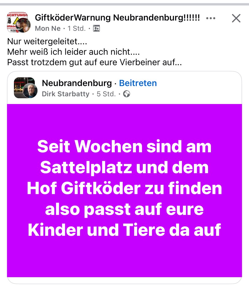 Giftköder-Giftköder Reitbahnweg-Profilbild