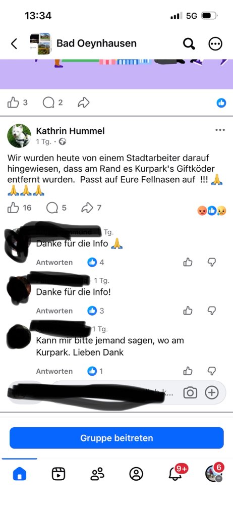 Giftköder-Giftköder am Rande des Kurparks-Profilbild