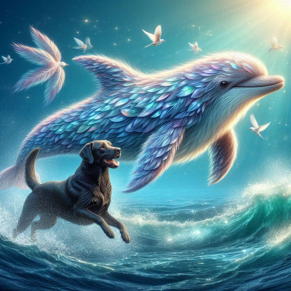 5.KI Wettbewerb " Magische Tiere und dein Hund" Banner