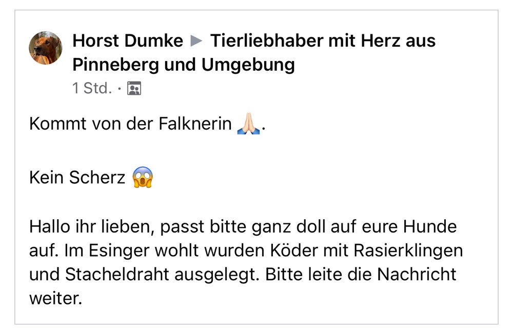 Giftköder-Köder mit Rasierklingen und Stacheldraht-Profilbild