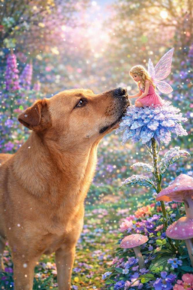 KI - Dein Hund im Feenland Banner