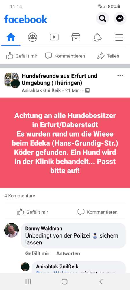 Giftköder-Bitte passt auf in Daberstädt / Erfurt-Profilbild