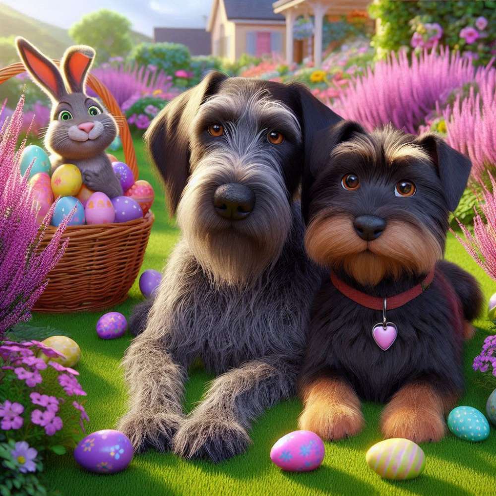 KI Wettbewerb Nr. 55: dein Hund und... der Osterhase (letzter Wettbewerb) Banner