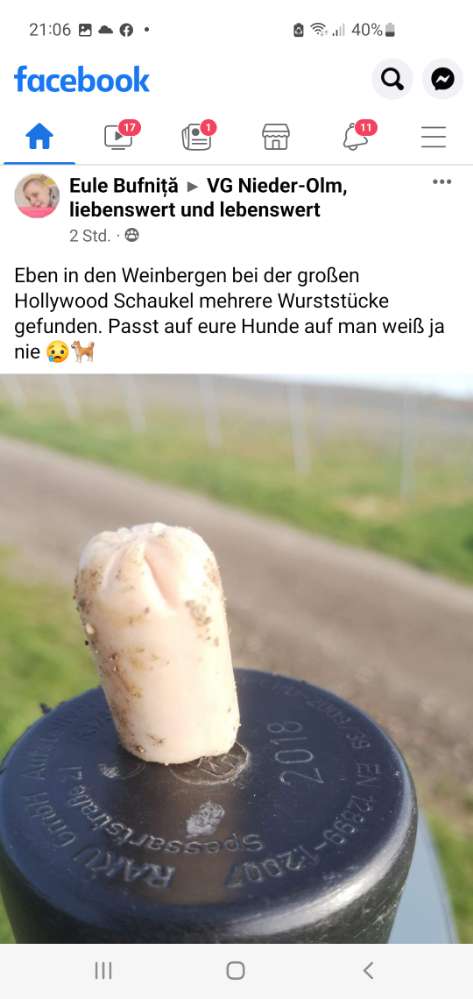 Giftköder-Wurststücke gefunden-Profilbild