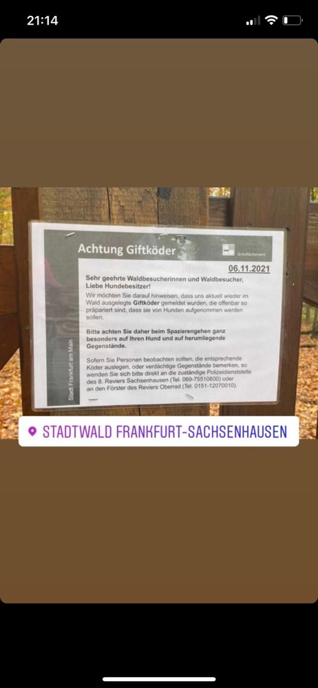Giftköder-Giftköder Frankfurter Stadtwald-Profilbild