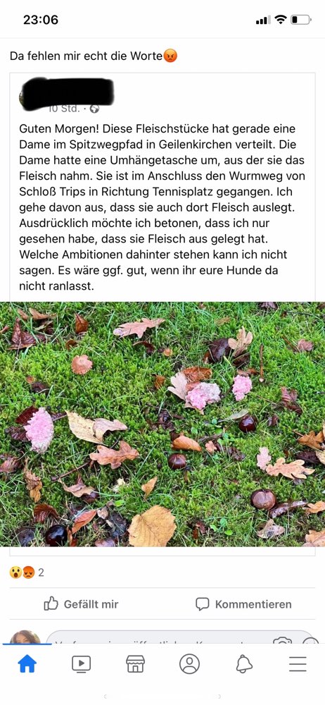 Giftköder-Fleischstücke verteilt-Profilbild
