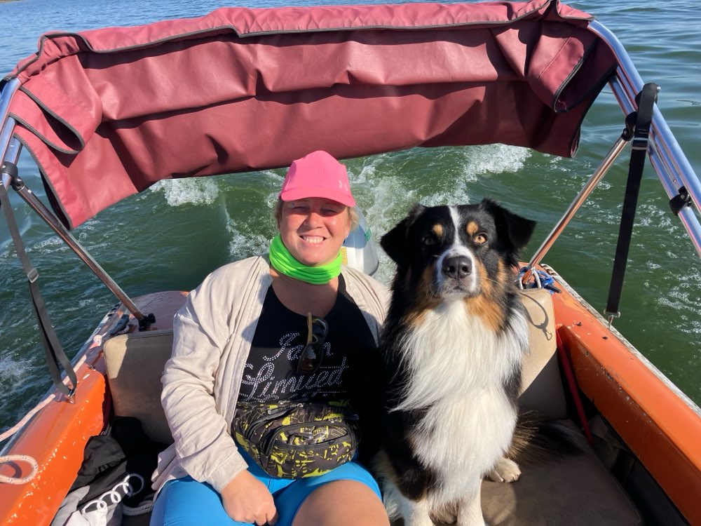 Dein Hund in einem Boot Banner