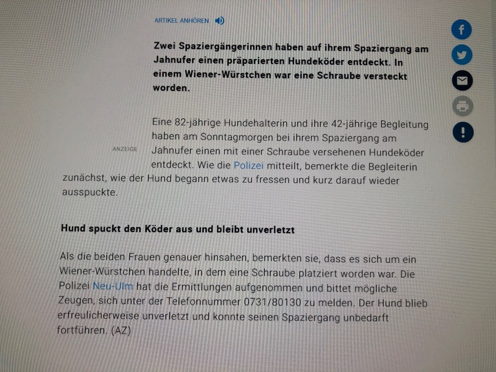 Giftköder-Würstchen mit Schraube-Profilbild