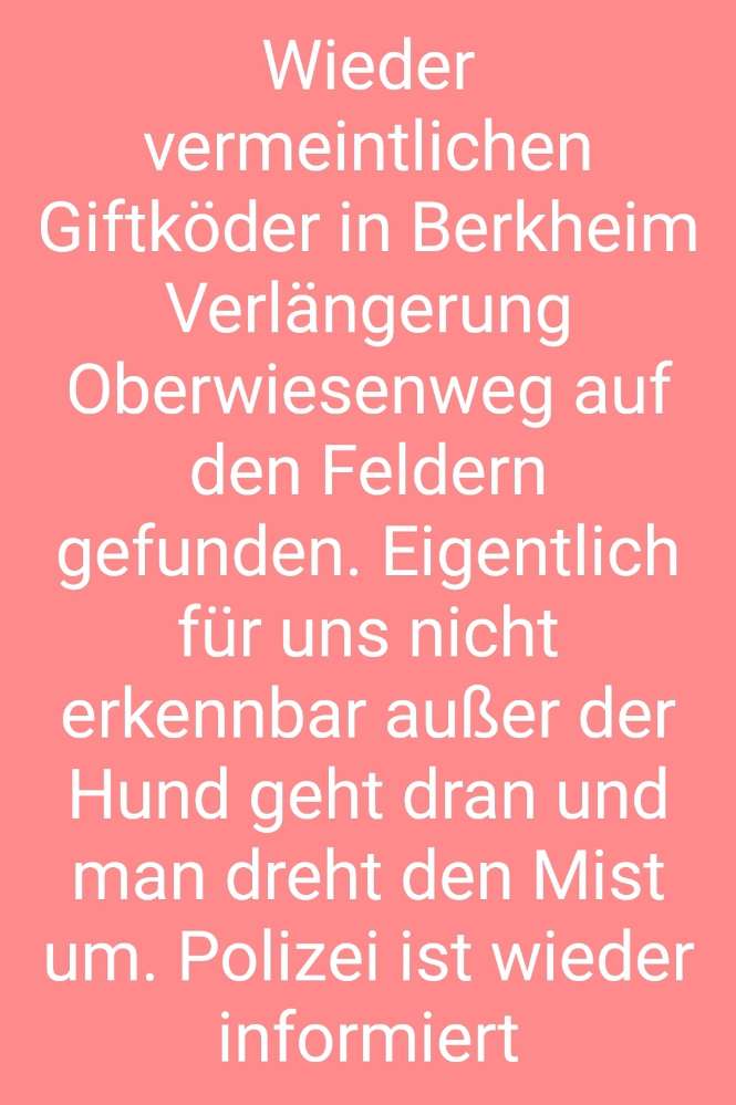 Giftköder-Vermeintlicher Giftköder-Profilbild