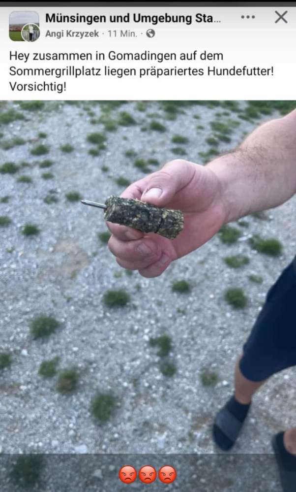 Giftköder-Köder mit Metall-Profilbild