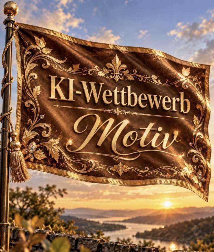 73. KI Wettbewerb "dein Hund als Motiv auf..." Banner
