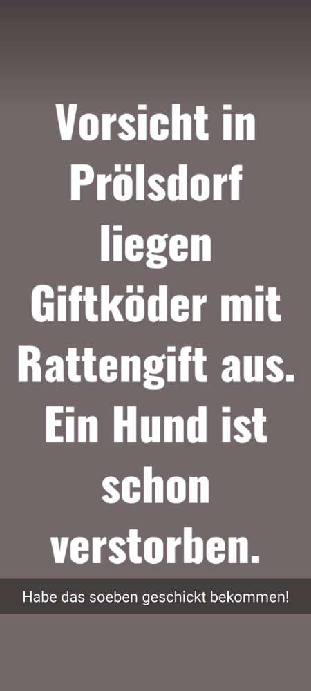 Giftköder-Giftköder in Prölsdorf-Profilbild