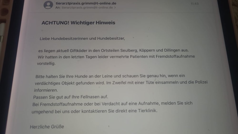Giftköder-Giftköderwarnung Friedrichsdorf-Profilbild