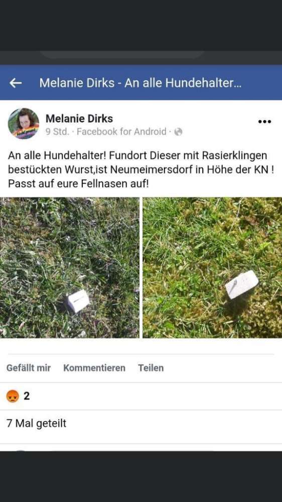 Giftköder-Rasierklingen in Neu Meimersdorf-Profilbild