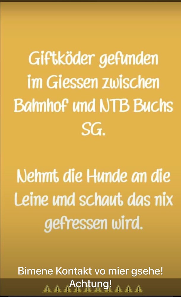 Giftköder-Giftköder Buchs SG-Profilbild