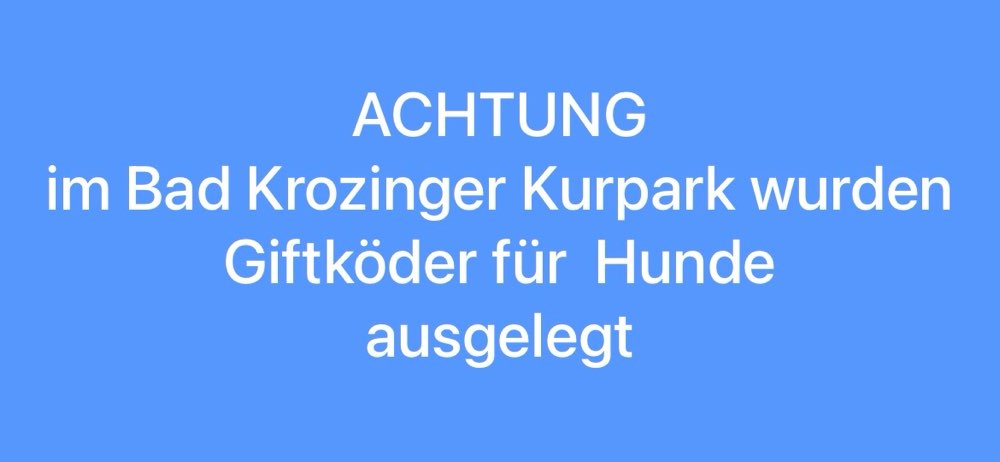 Giftköder-Giftköder Bad Krozingen Kurpark-Profilbild