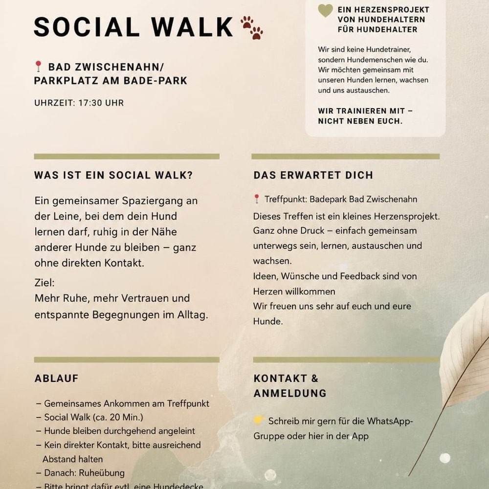 Hundetreffen-Social Walk - ohne Hundekontakt-Profilbild