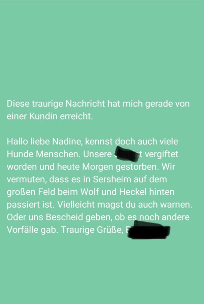 Giftköder-Vermutlicher Giftköder Vorfall-Profilbild