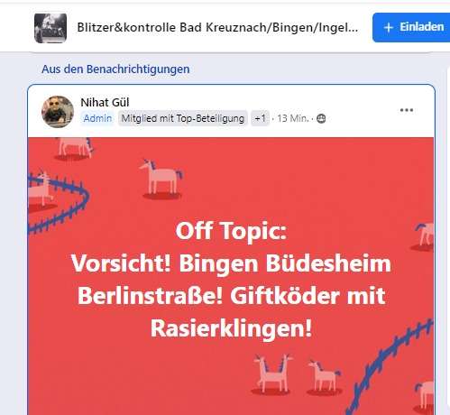 Giftköder-Köder mit Rasierklingen-Profilbild