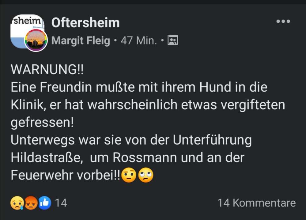 Giftköder-Vergiftete Essensreste-Profilbild