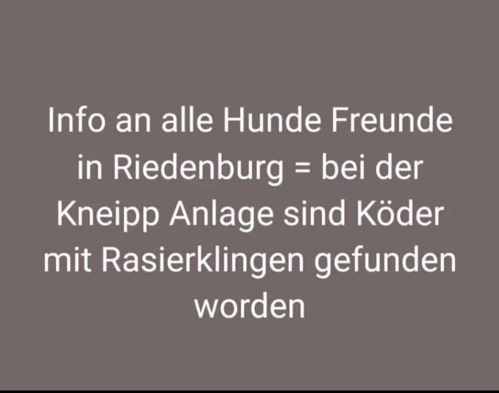 Giftköder-Rasierklingen-Köder am Tretbecken-Profilbild