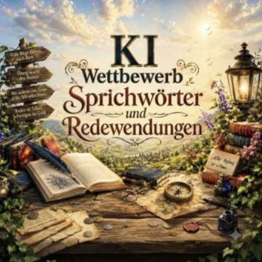 89. KI Wettbewerb Redewendungen/Sprichwörter Banner