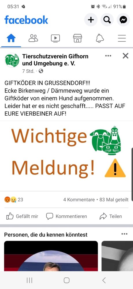 Giftköder-Giftköder in Grußendorf Dämmeweg-Profilbild
