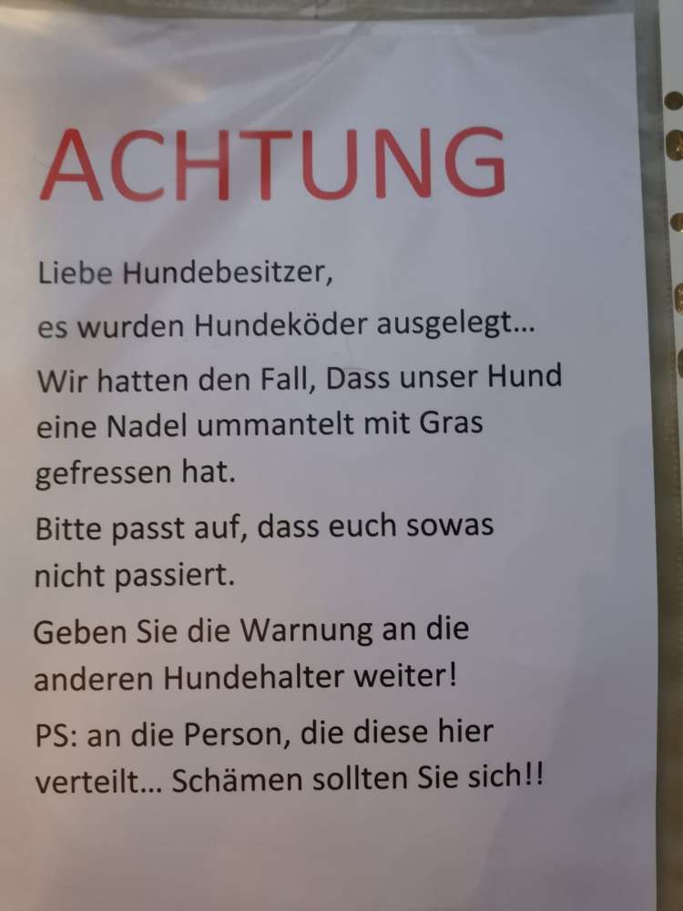 Giftköder-Köder am Buckower Damm/ Gerlinger Str-Profilbild