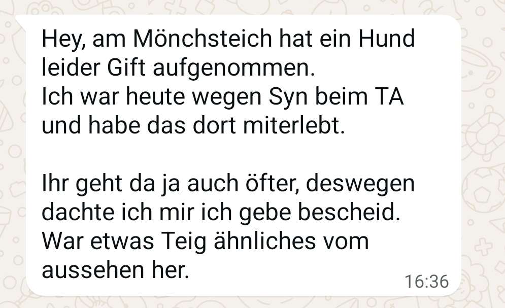 Giftköder-Gift am Mönchsteich in Trittau/Lütjensee-Profilbild