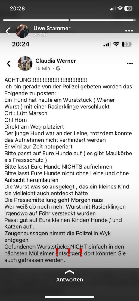 Giftköder-Giftköder ( Wurst mit Rasierklinge )-Profilbild
