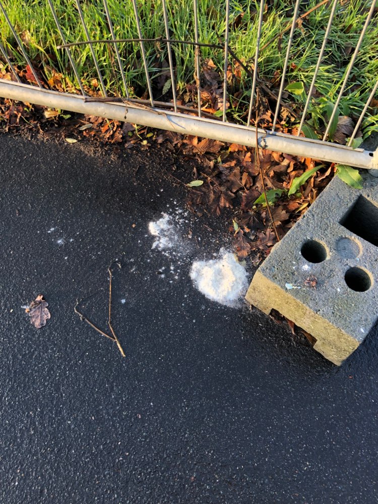 Giftköder-Weißes Pulver in Abständen verteilt-Profilbild